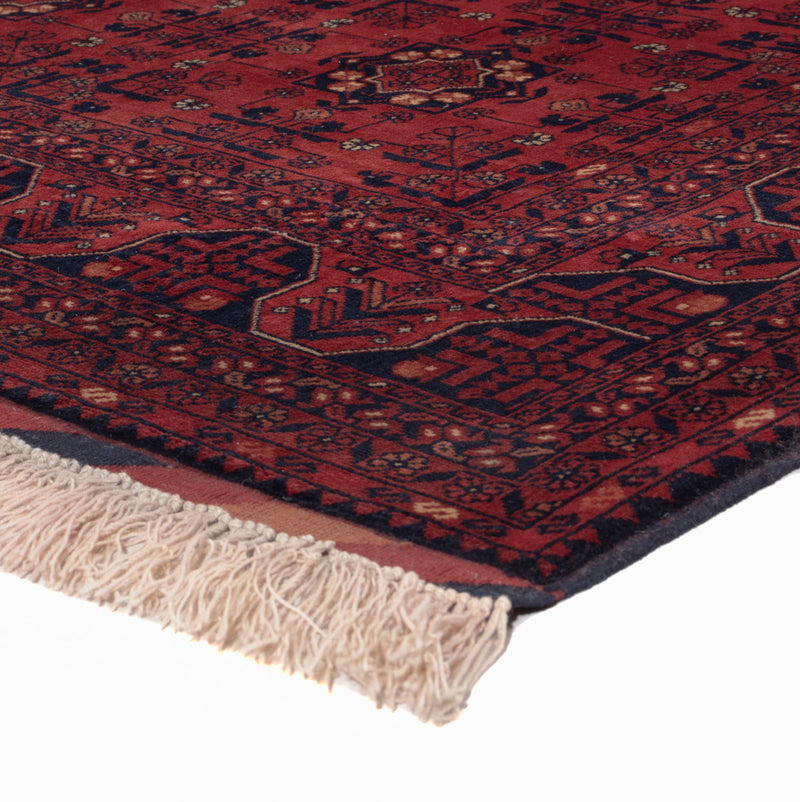 Afghan Teppich 155x196cm - Orientteppich - rot