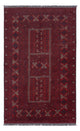 Afghan Teppich 154x252cm - Orientteppich - rot