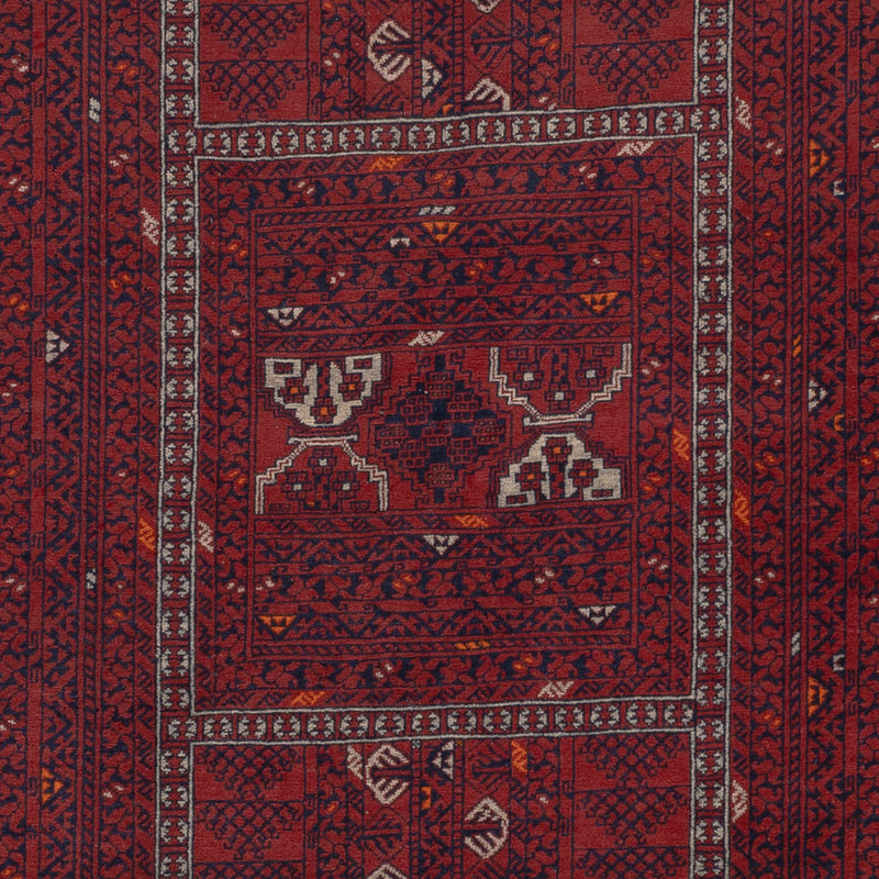 Afghan Teppich 154x252cm - Orientteppich - rot