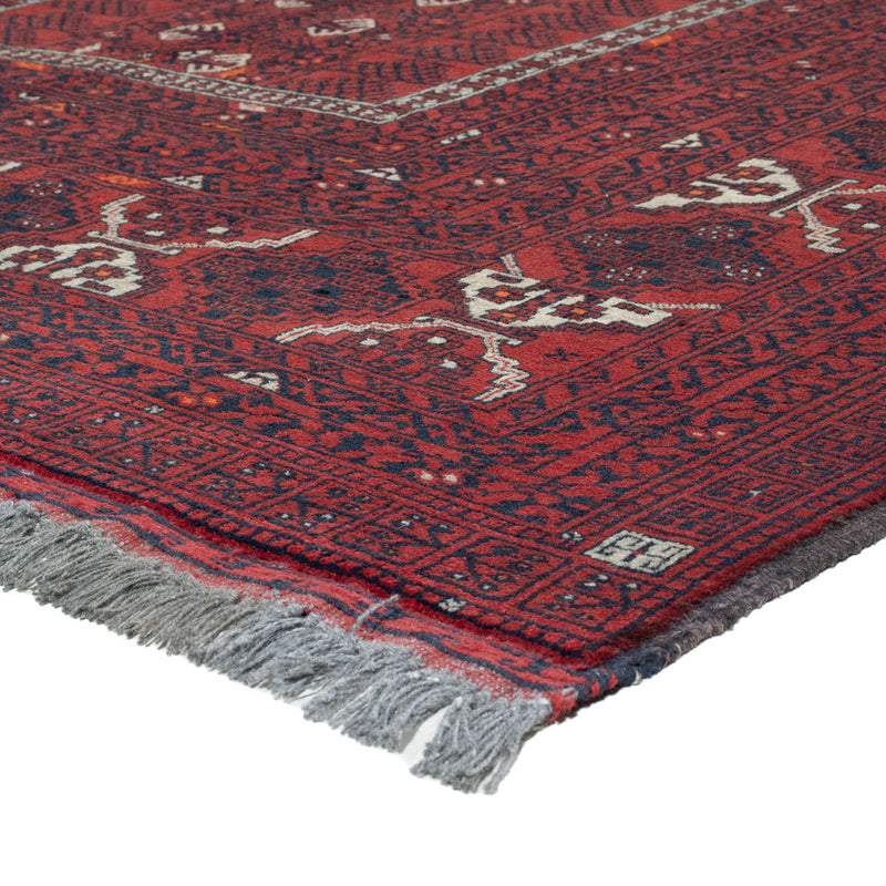 Afghan Teppich 154x252cm - Orientteppich - rot