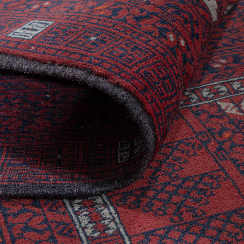 Afghan Teppich 154x252cm - Orientteppich - rot