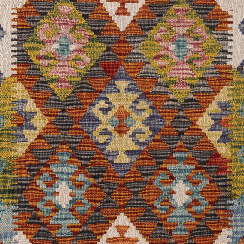 Kelim Maimene Teppich 60x202cm - mehrfarbig