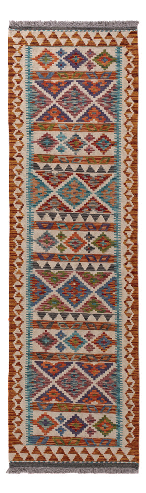 Kelim Maimene Teppich 58x193cm - mehrfarbig