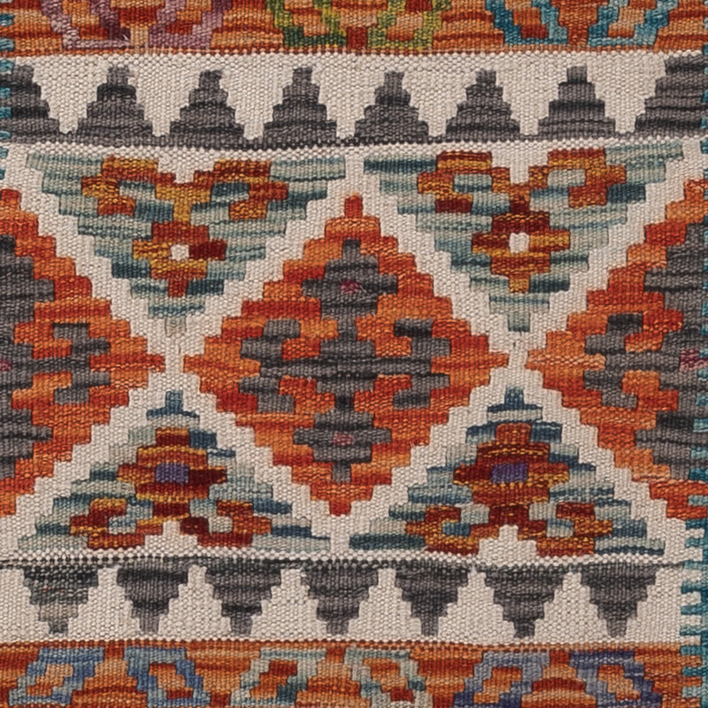 Kelim Maimene Teppich 59x194cm - mehrfarbig