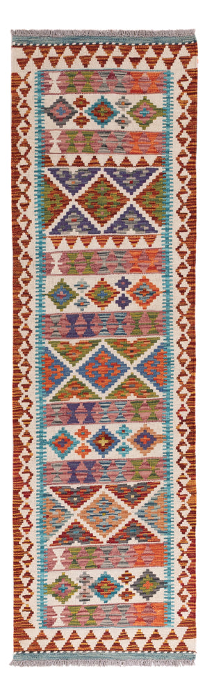 Kelim Maimene Teppich 57x191cm - mehrfarbig