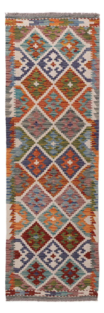 Kelim Maimene Teppich 64x188cm - mehrfarbig