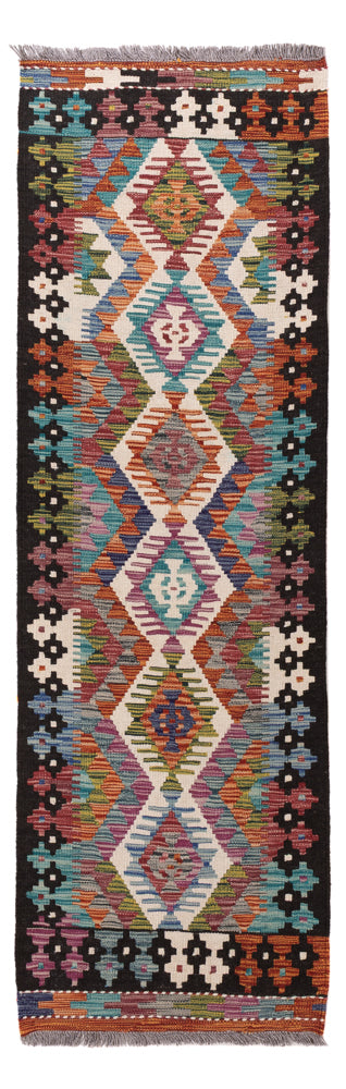 Kelim Maimene Teppich 61x191cm - mehrfarbig