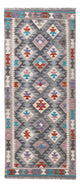 Kelim Maimene Teppich 82x195cm - mehrfarbig