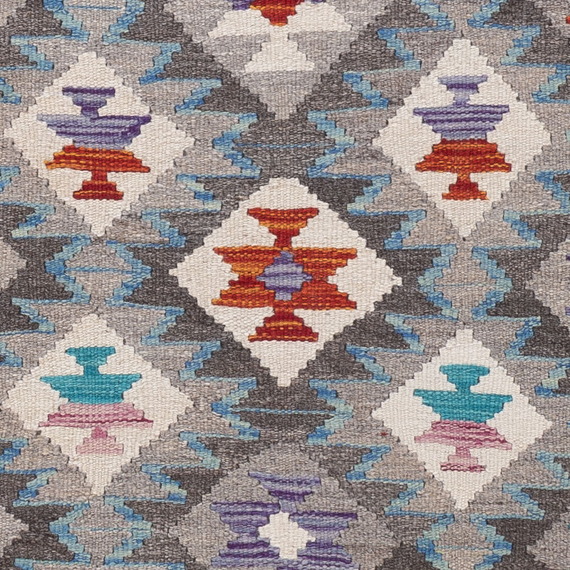 Kelim Maimene Teppich 82x195cm - mehrfarbig