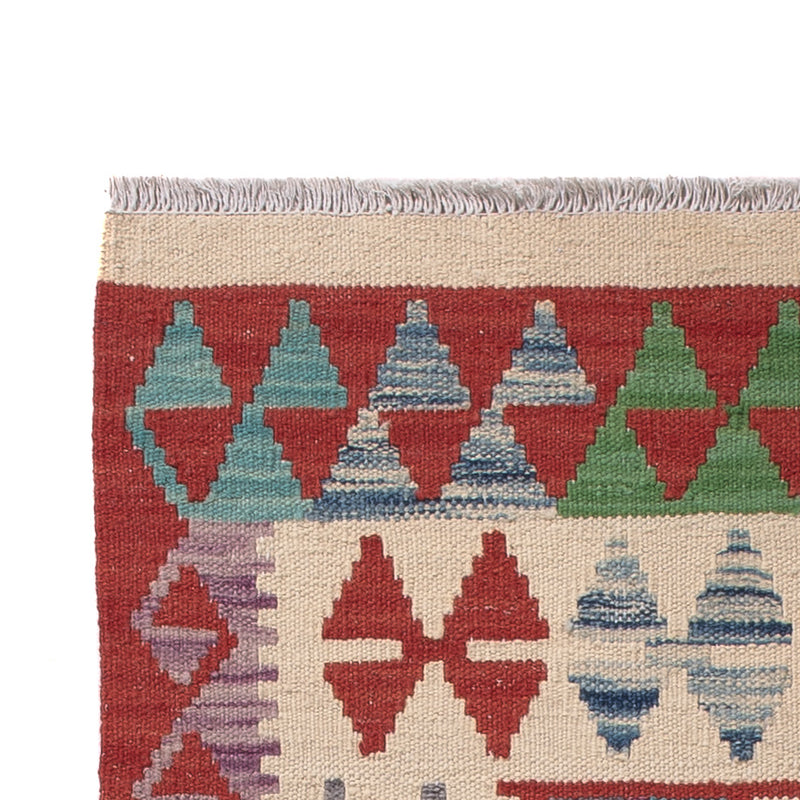Kelim Maimene Teppich 76x209cm - mehrfarbig