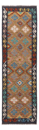 Kelim Maimene Teppich 58x203cm - mehrfarbig