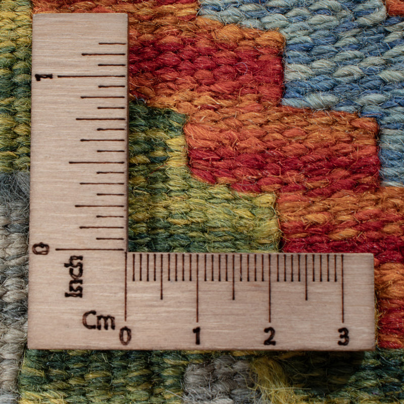Kelim Maimene Teppich 80x204cm - mehrfarbig