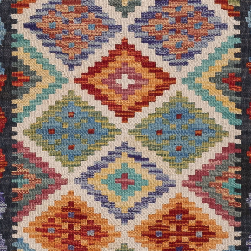 Kelim Maimene Teppich 61x200cm - mehrfarbig