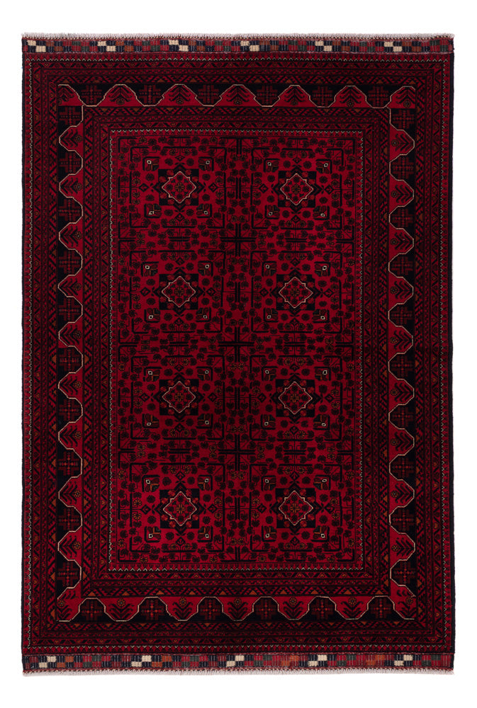 Khal Mohammadi Teppich 163x234cm - Orientteppich - dunkelrot
