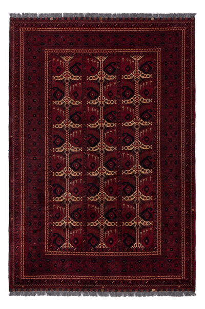 Khal Mohammadi Teppich 163x238cm - Orientteppich - dunkelrot