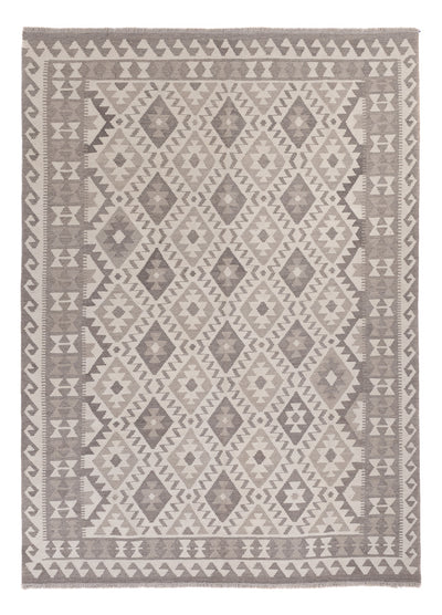 Kelim Maimene Teppich 179x240cm - hellgrau