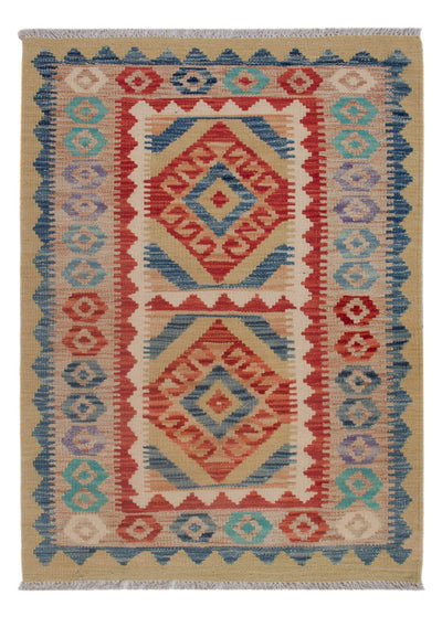 Kelim Maimene Teppich 86x118cm - mehrfarbig