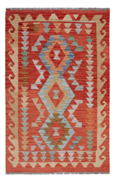 Kelim Maimene Teppich 76x118cm - mehrfarbig