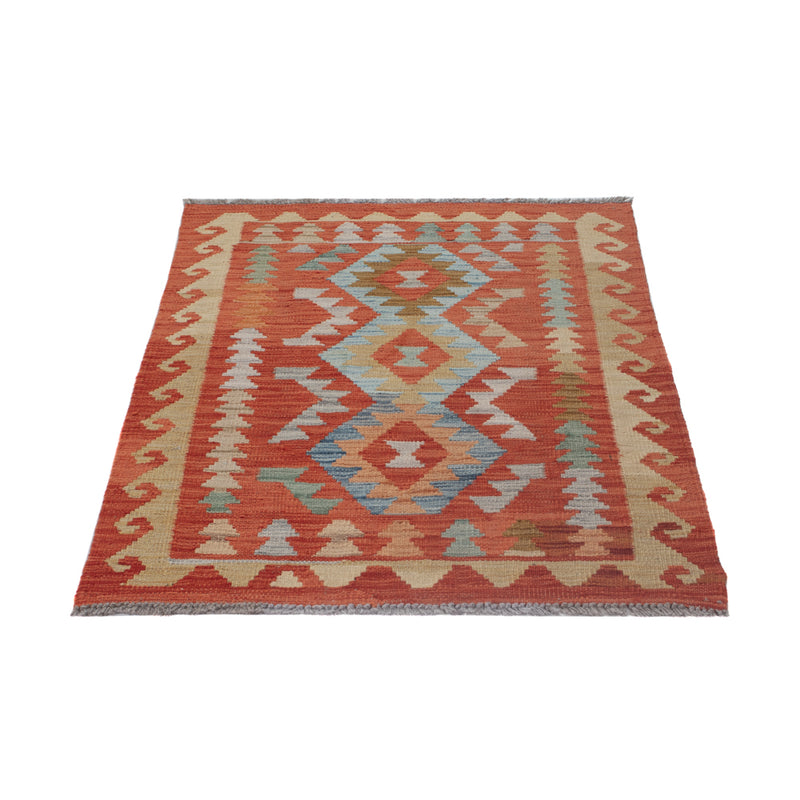 Kelim Maimene Teppich 76x118cm - mehrfarbig