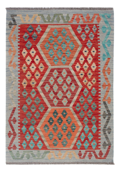 Kelim Maimene Teppich 85x124cm - mehrfarbig