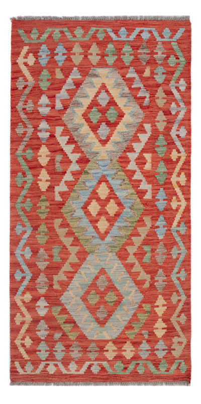 Kelim Maimene Teppich 78x152cm - mehrfarbig