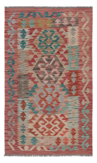 Kelim Maimene Teppich 76x125cm - mehrfarbig