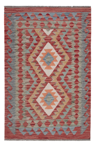 Kelim Maimene Teppich 82x123cm - mehrfarbig