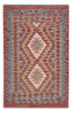 Kelim Maimene Teppich 82x123cm - mehrfarbig