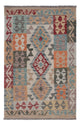 Kelim Maimene Teppich 80x117cm - mehrfarbig