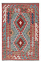Kelim Maimene Teppich 80x124cm - mehrfarbig