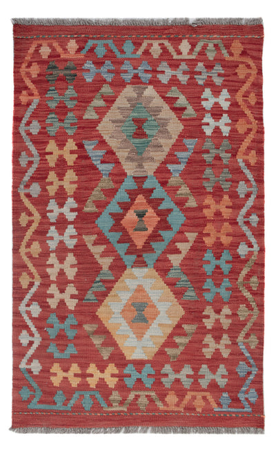 Kelim Maimene Teppich 76x122cm - mehrfarbig