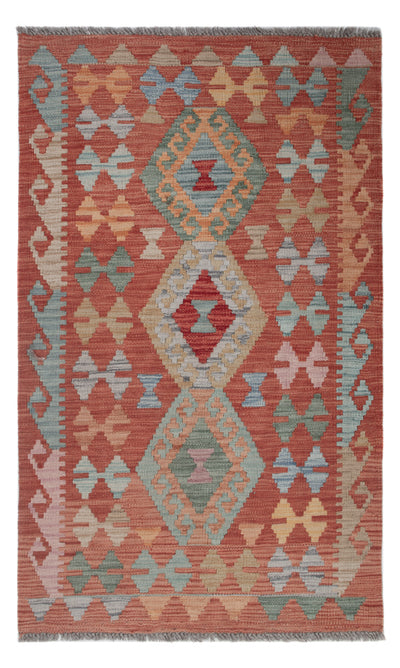 Kelim Maimene Teppich 78x130cm - mehrfarbig