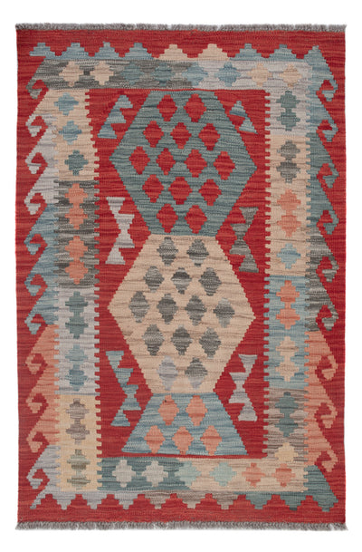 Kelim Maimene Teppich 81x124cm - mehrfarbig
