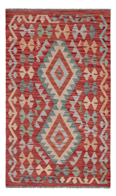 Kelim Maimene Teppich 80x130cm - mehrfarbig