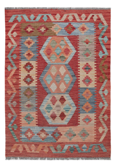 Kelim Maimene Teppich 81x114cm - mehrfarbig