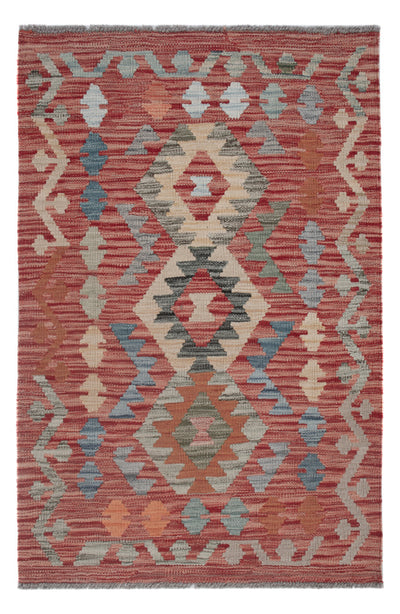 Kelim Maimene Teppich 80x125cm - mehrfarbig