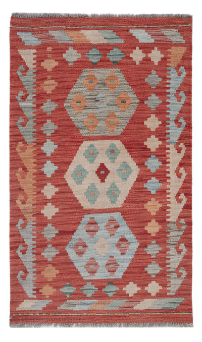 Kelim Maimene Teppich 72x125cm - mehrfarbig