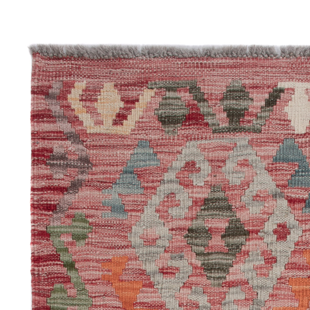 Kelim Maimene Teppich 81x126cm - mehrfarbig