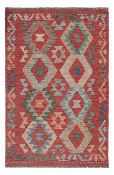 Kelim Maimene Teppich 81x124cm - mehrfarbig