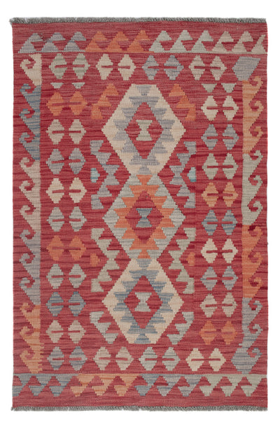 Kelim Maimene Teppich 82x119cm - mehrfarbig