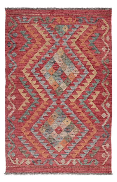 Kelim Maimene Teppich 81x128cm - mehrfarbig