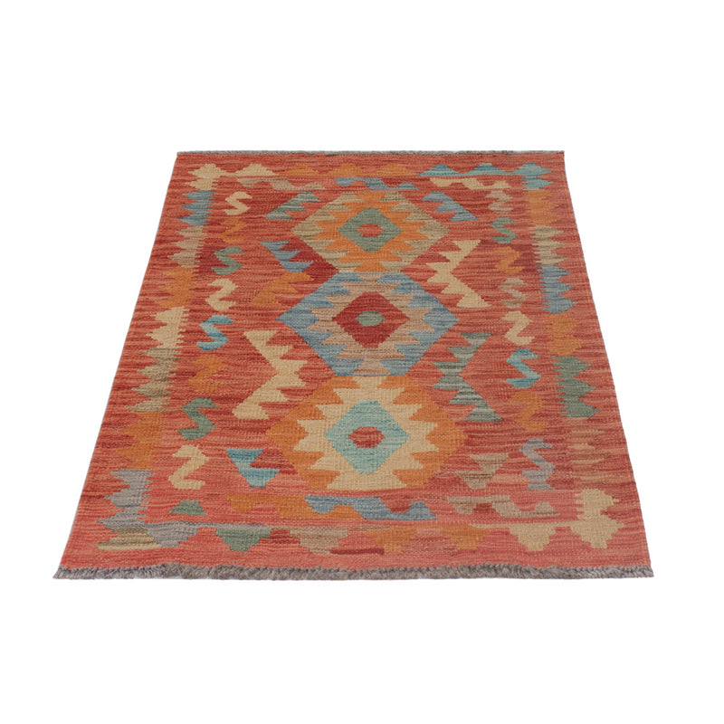 Kelim Maimene Teppich 74x125cm - mehrfarbig
