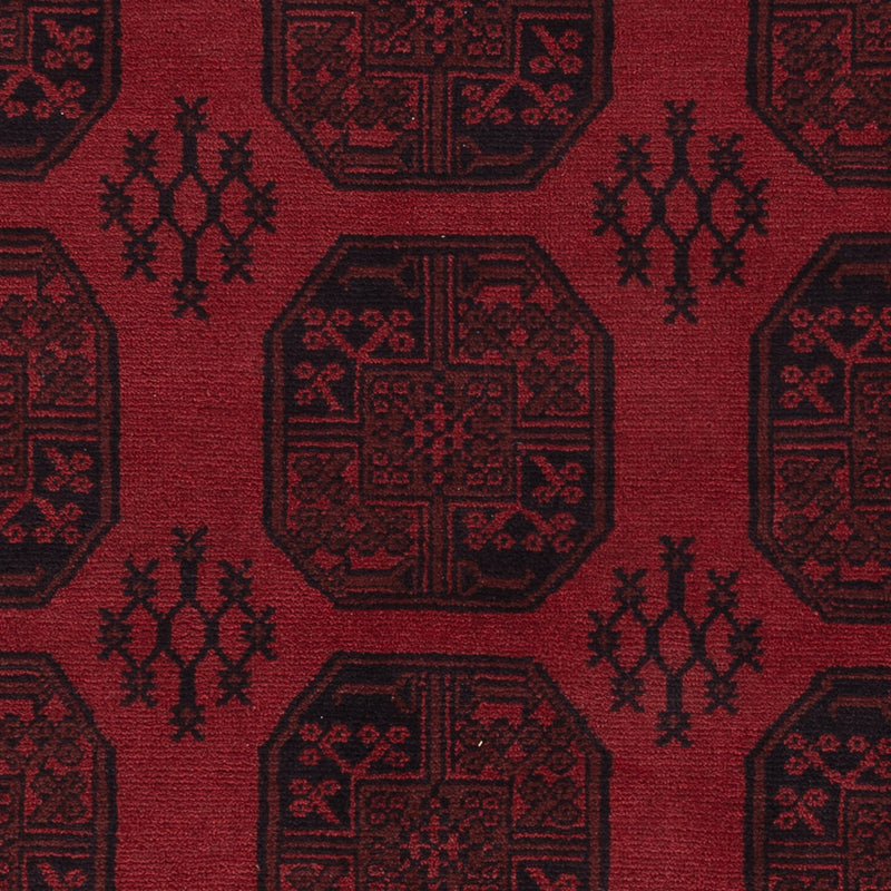 Akhche Teppich 206x290cm - Perserteppich - dunkelrot