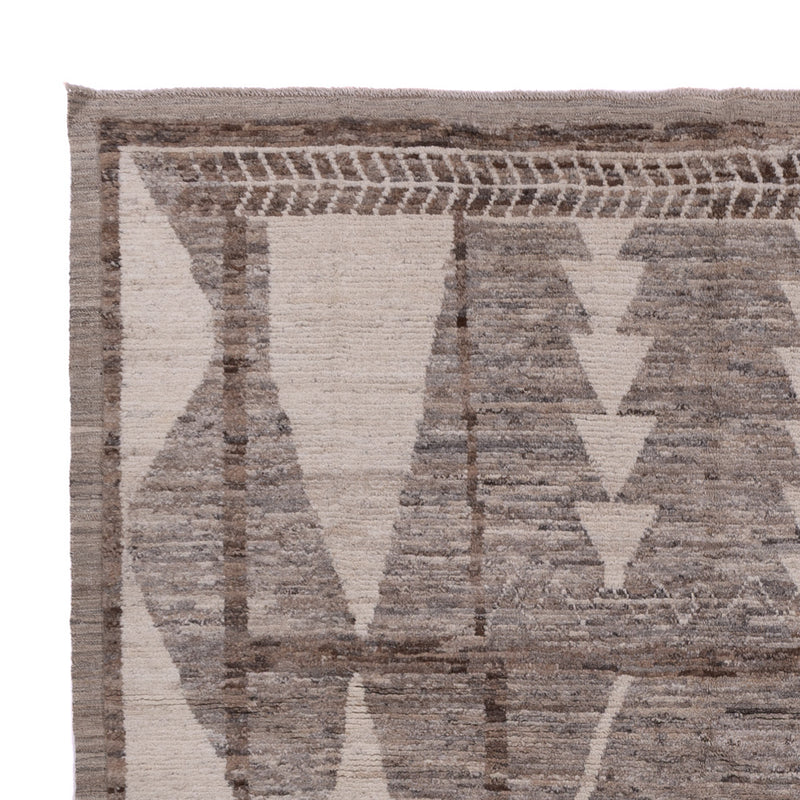 Berber Teppich 253x349cm - Wollteppich - dunkelgrau