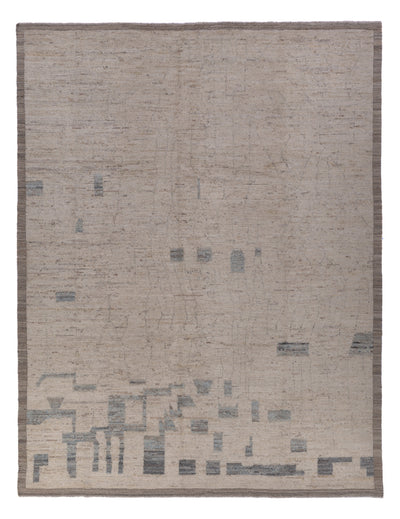 Berber Teppich 256x343cm - Wollteppich - grau