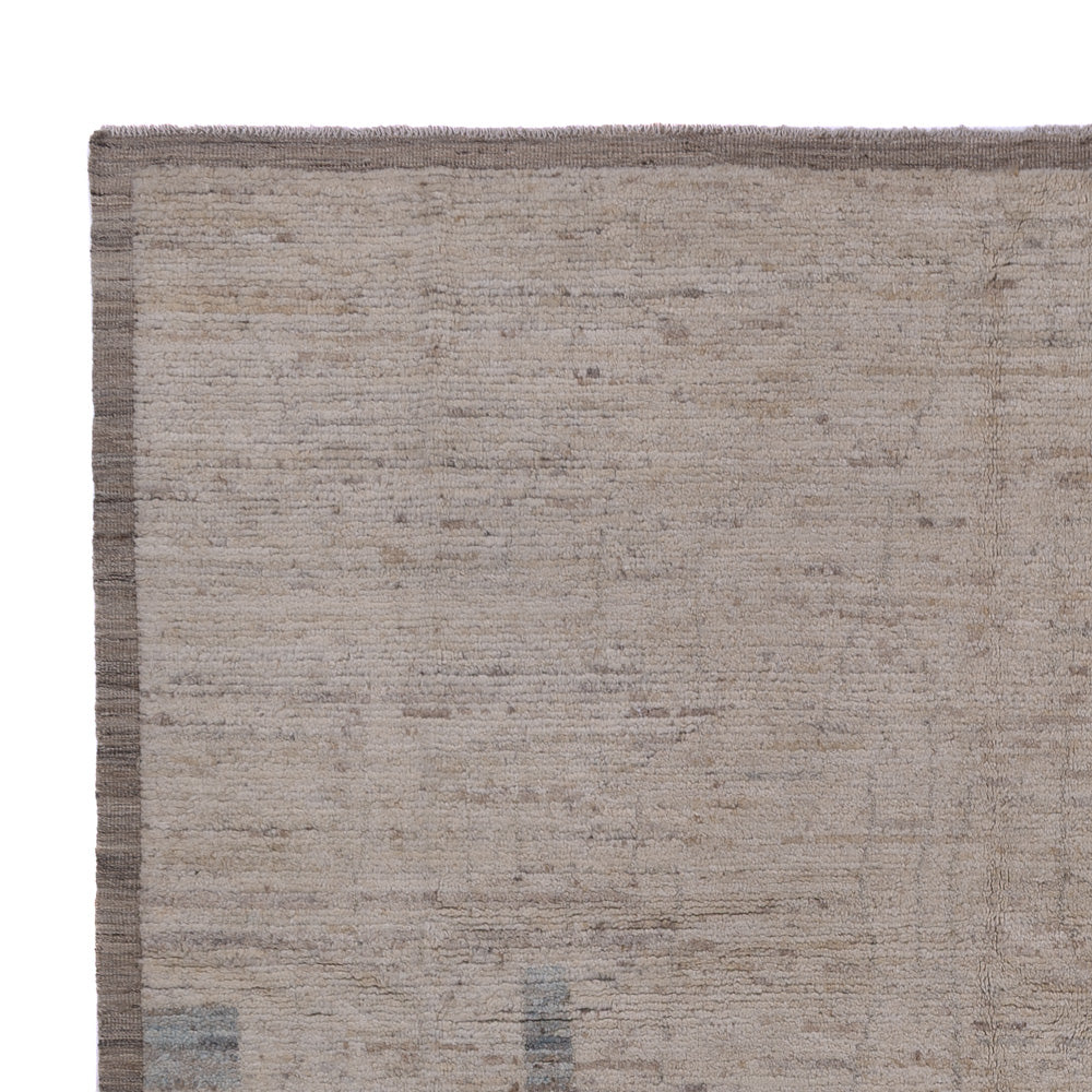 Berber Teppich 256x343cm - Wollteppich - grau
