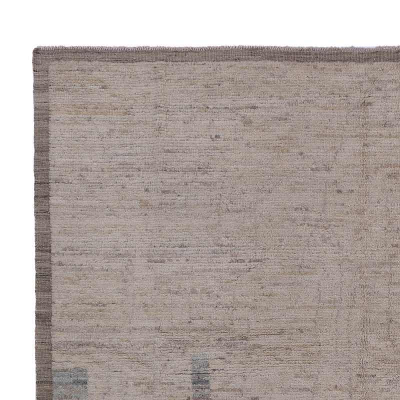 Berber Teppich 256x343cm - Wollteppich - grau