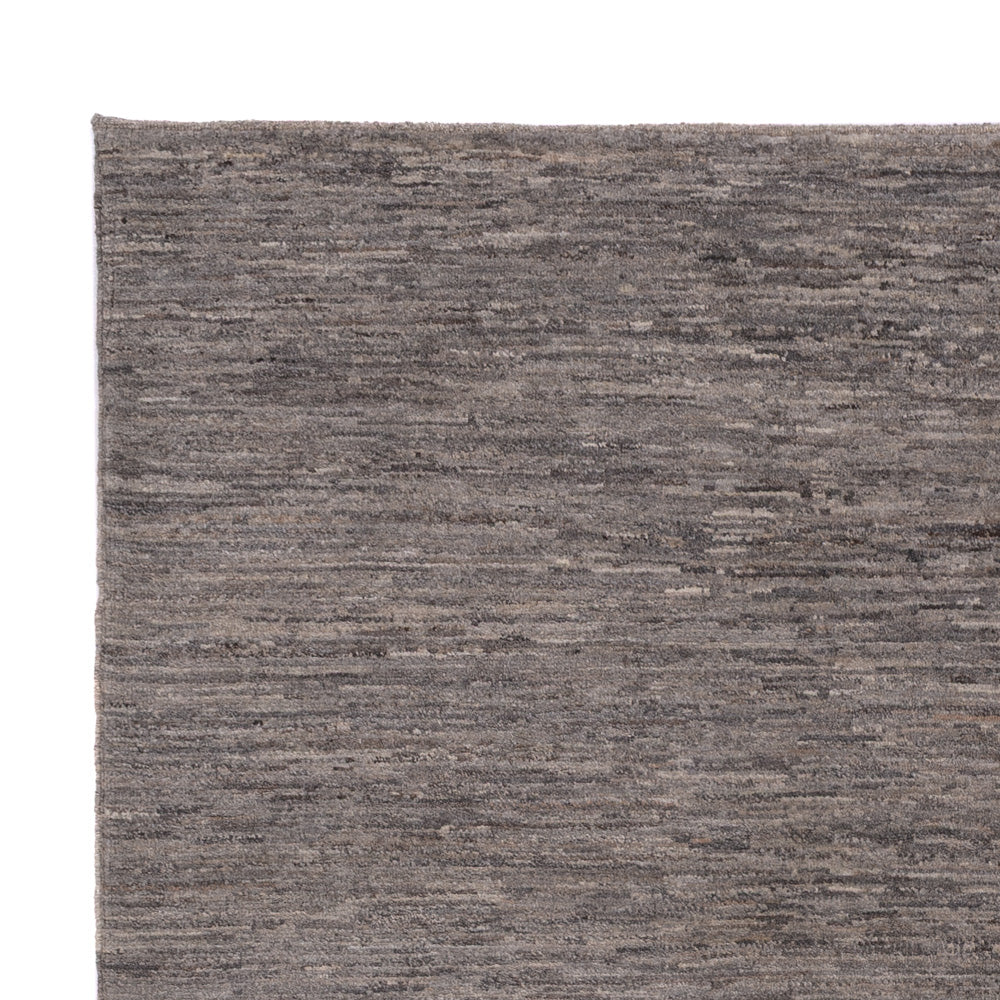 Berber Teppich 180x236cm - Wollteppich - dunkelgrau