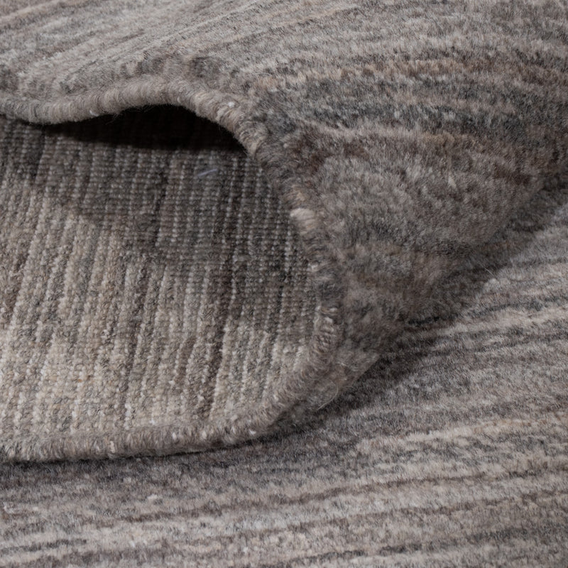 Berber Teppich 180x236cm - Wollteppich - dunkelgrau