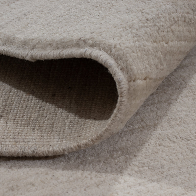 Berber Teppich 170x239cm - Wollteppich - hellgrau